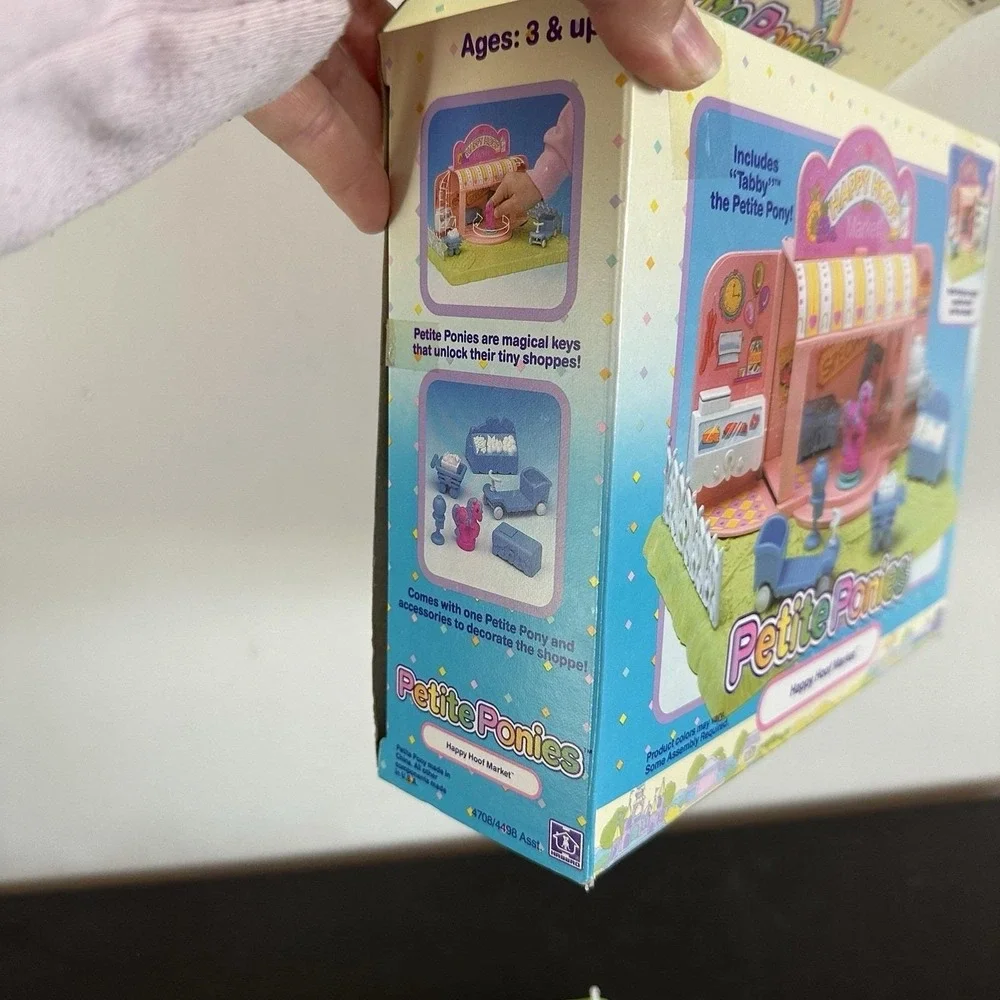 My Little Pony PETITE PONIES Happy Hoof Market W/ Box Hasbro 1989 Missing Pieces